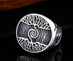 Bague Arbre de Vie Nordique Acier