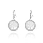 Boucle d'Oreille Arbre de Vie <br> Dorées