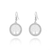 Boucle d'Oreille Arbre de Vie <br> Dorées