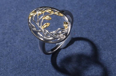 Bague Arbre de Vie <br> Argent Doré