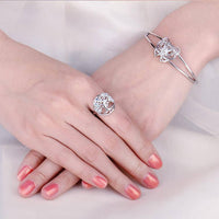 Thumbnail for Bague Arbre de Vie argentée
