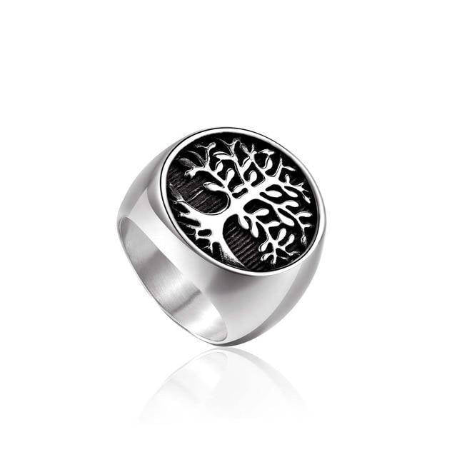 Bague Arbre de Vie <br> Acier