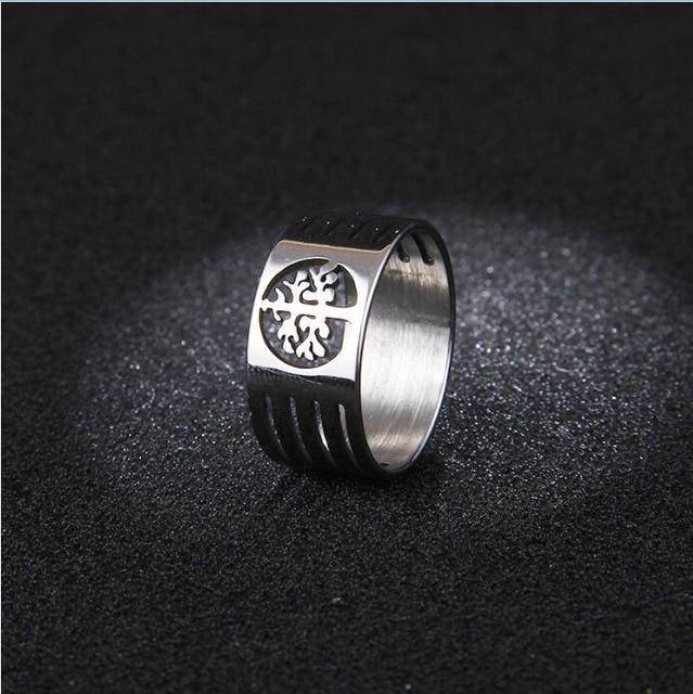 Bague Arbre de Vie Acier