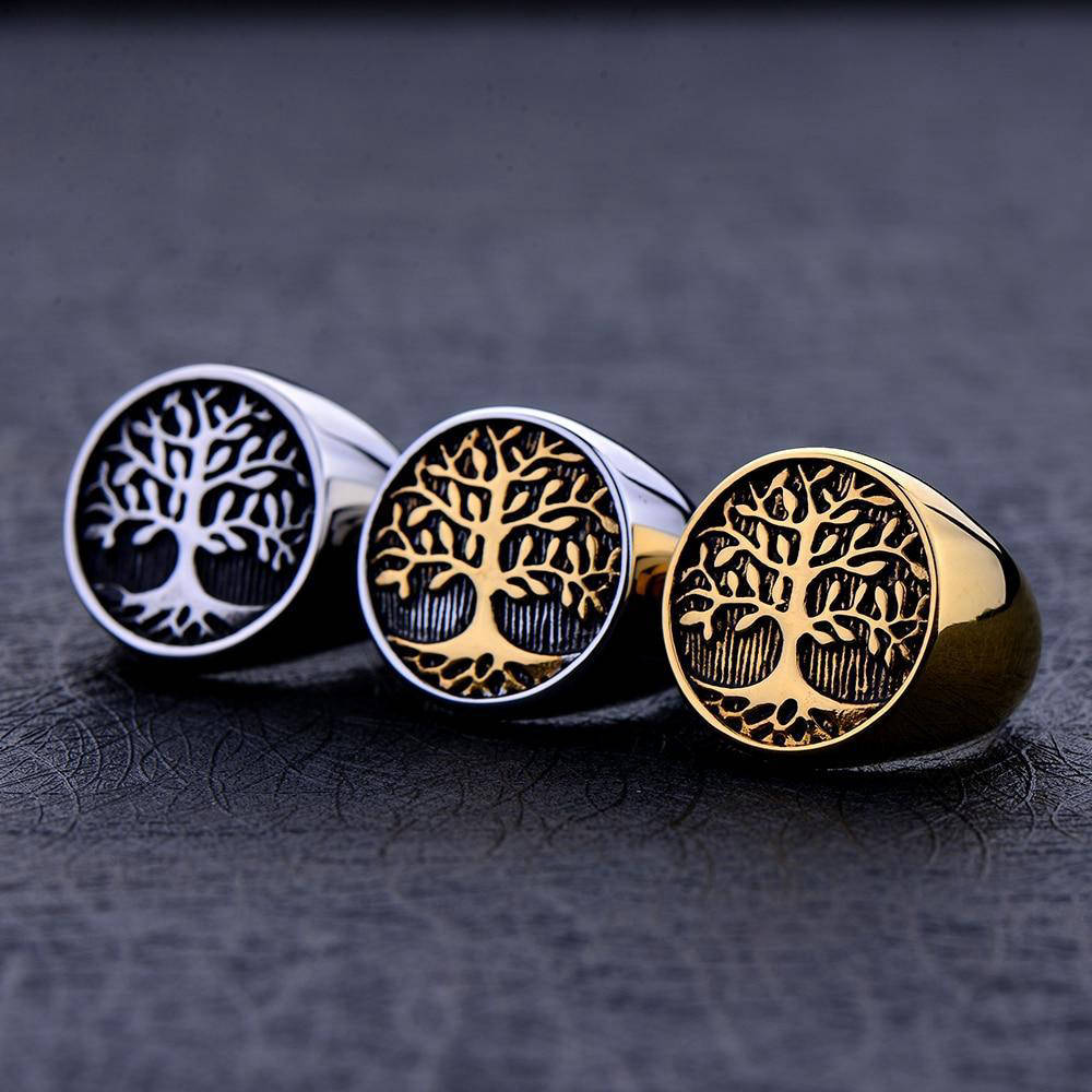 Bague Arbre de Vie <br> Acier