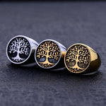 Bague Arbre de Vie <br> Acier