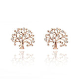 Boucle d'Oreille Arbre de Vie <br> Or et Argent