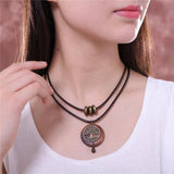 Collier Arbre de Vie <br> Bois
