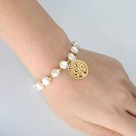 bracelet arbre de vie perle d'eau douce