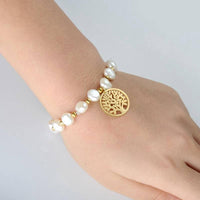 Thumbnail for bracelet arbre de vie perle d'eau douce