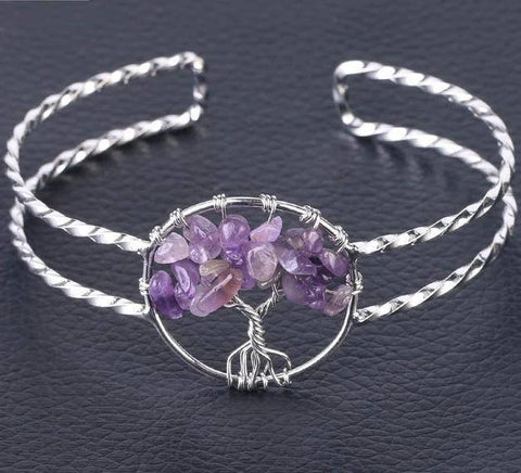 Bracelet Arbre de Vie Violet