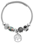Bracelet Arbre de Vie Noir