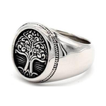 Bague Arbre de Vie <br> "Yggdrasil"