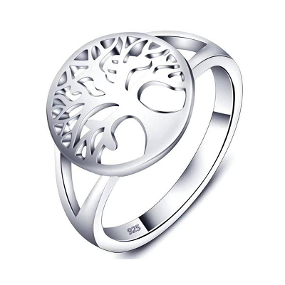 bague arbre de vie en argent 925