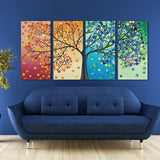 Tableau Arbre de Vie avec 4 couleurs différentes