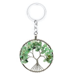 Porte-clé Arbre de Vie Aventurine Verte
