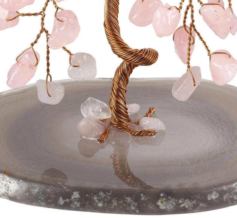 Décoration Arbre de Vie <br> Quartz Rose