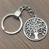 Porte-clé Arbre de Vie Argent