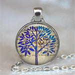 Porte-bonheur Arbre de Vie Indigo