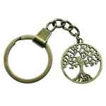 Porte-clé Arbre de Vie Bronze Antique