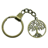 Porte-clé Arbre de Vie Bronze Antique