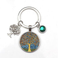 Thumbnail for Porte-clé Arbre de Vie Vert