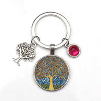 Thumbnail for Porte-clé Arbre de Vie Rouge