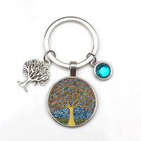 Thumbnail for Porte-clé Arbre de Vie Turquoise
