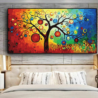 Thumbnail for démonstration d'un tableau arbre de vie abstrait