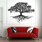 Stickers Arbre de Vie Celtique sur mur blanc