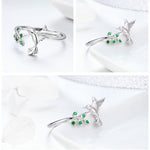 Bague Arbre de Vie <br> Oiseau