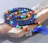 mala 108 perles pierre semi-précieuse