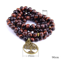 Thumbnail for Bracelet Arbre de Vie oeil de tigre