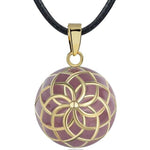 bola de grossesse fleur de vie avec cordon