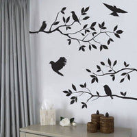 Thumbnail for Stickers Arbre de Vie avec Oiseaux à côté d'un rideau