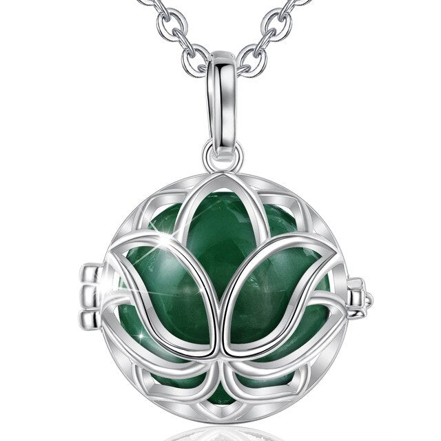Bola de Grossesse Fleur de Lotus vert