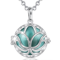 Thumbnail for Bola de Grossesse Fleur de Lotus turquoise 2