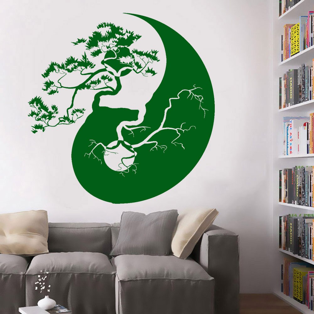 Stickers Chambre Adulte Arbre de Vie variante verte