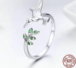 Bague Arbre de Vie <br> Oiseau