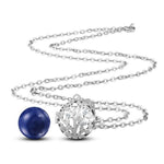Bola de Grossesse Bleu Argent