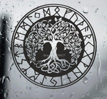 Stickers Muraux Arbre de Vie Celtique noir