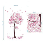 les dimensions du sticker mural