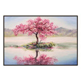 Tableau Arbre de Vie Décoration Rose