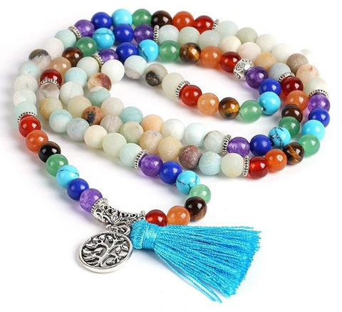 bracelet mala en pierre naturelle