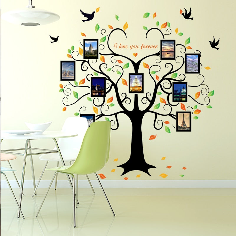 aperçu du sticker dans une salle à manger