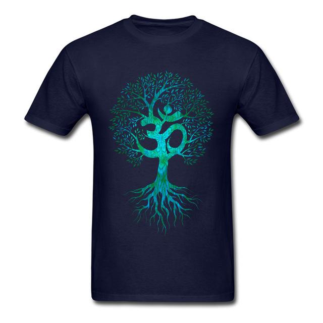 T-shirt Arbre de Vie Bleu Marine