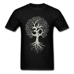 T-shirt Arbre de Vie Noir et Blanc