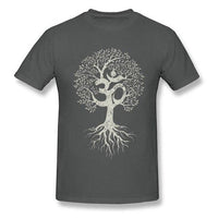 Thumbnail for T-shirt Arbre de Vie Gris et Blanc