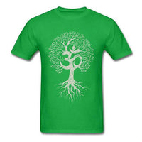 Thumbnail for T-shirt Arbre de Vie Vert et Blanc