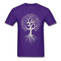 Thumbnail for T-shirt Arbre de Vie Violet Blanc
