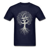 T-shirt Arbre de Vie Bleu et Blanc